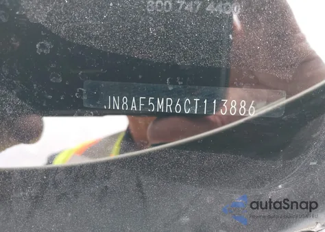 2012 Nissan Juke Sv из США, поврежденный, VIN JN8AF5MR6CT113886